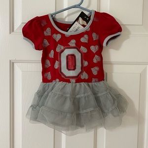 Ohio State 12 month tutu dress